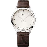 CK Calvin Klein K2621126 Leather Strap Men's Watch