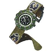Flik Flak Tribal Style Boys' Watch, Camouflage Green