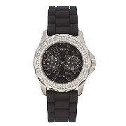 Guess 11046L1 Vibe Chronograph Women's Watch, Black