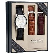 Kenneth Cole KC5132 Reaction Men's Changeable Band Watch Set