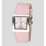 Square Wide Strap Watch