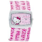 Hello Kitty Silver Case Watch