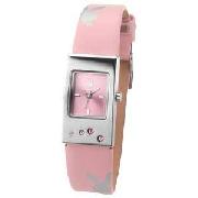 Playboy Ladies Pink Strap Watch