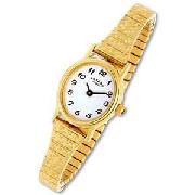 Rotary Ladies Oval Dial Expander Watch