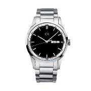 Calvin Klein - Men's Round Black Dial with Bracelet Strap Watch