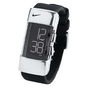 Nike - Women's Black Rectangular Dial with Rubber Strap Watch