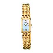 Seiko - Women's Gold Coloured Mother of Pearl Dial Bracelet Watch