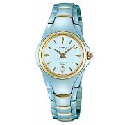 Seiko - Women's Ivory Dial Watch with Silver Coloured Bracelet