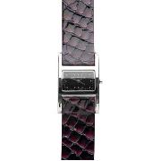 Red Herring - Women's Rectangular Dial with Mock Croc Strap Watch