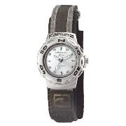 Kahuna - Women's Round Silver Dial with Brown Strap Watch