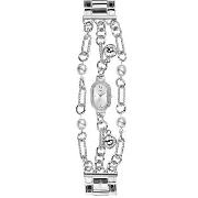 Guess by Marciano - Women's Silver Case Dial with Multi Strand Bracelet Watch