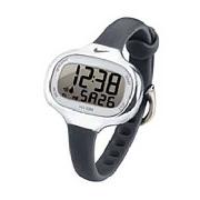 Nike - Women's Silver Coloured Rectangular Dial with Rubber Strap Watch