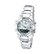 Casio Men's Anadigital World Time Bracelet Watch