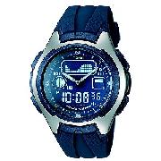 Casio Men's Navy Blue Strap Watch