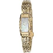 Citizen Ladies' Eco-Drive Mother-Of-Pearl Dial Gold-Plated Bracelet Watch