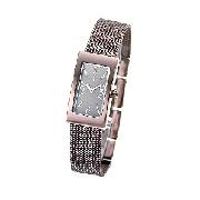DKNY Ladies' Bronze Metallic Mesh Bracelet Watch