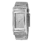 DKNY Ladies' Rectangular Dial Mesh Bracelet Watch