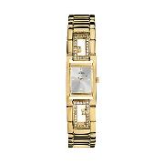 Guess Ladies Gold-Plated Bracelet Watch