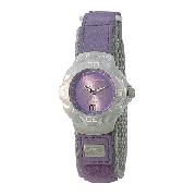 Kahuna Ladies' Lilac Velcro Strap Watch