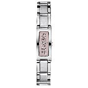 Ladies' Pink Stone Set Bracelet Watch