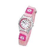Lorus Girl's Pink Strap Watch