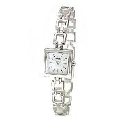 Lorus Ladies' Silver Square Dial Bracelet Watch