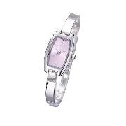 Oasis Ladies' Pink Dial Bracelet Watch