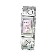Playboy Ladies' White Dial Bracelet Watch