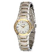 Pulsar Ladies' Bi-Colour Stone-Set Bracelet Watch