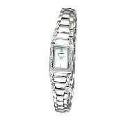 Sekonda Ladies' Rectangular White Dial Bracelet Watch