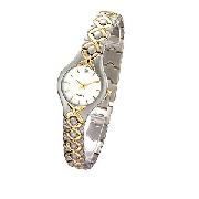 Sekonda Ladies' Two-Colour Round Dial Bracelet Watch