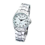 Sekonda Men's Round White Dial Bracelet Watch