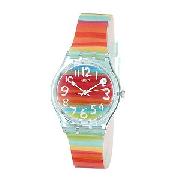 Swatch Color the Sky Ladies' Strap Watch