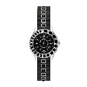 Dior Christal Ladies' Black Dial Diamond Watch