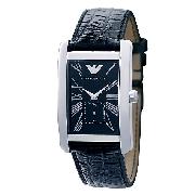 Emporio Armani Classic Men's Leather Strap Watch