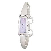 Gucci G Line Ladies' Pink Mother of Pearl and Diamond Watch