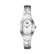 Tissot Oval-T Ladies' Stainless Steel Bracelet Watch
