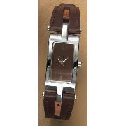 Next - Brown Leather Twin Strap Watch
