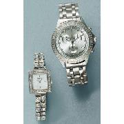 Next - Classic Crystal Bracelet Watch