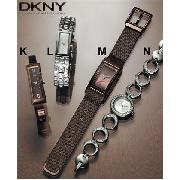DKNY Brown Rectangle Watch