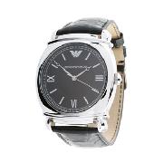Armani Gents with Black Roman Numeral Dial