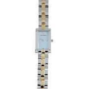 Armani Ladies with Blue Diamond Dot Mother of Pearl Dial