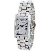 Armani Ladies with White Roman Numeral Dial and Second Hand Sub Dial