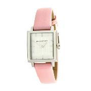 Burberry Ladies with White Dial