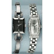 Next - Silver Coloured Bracelet Watch