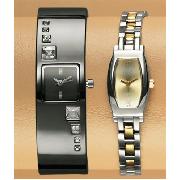 Next - Two Tone Link Bracelet Watch
