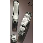 CK Calvin Klein Etched Ring